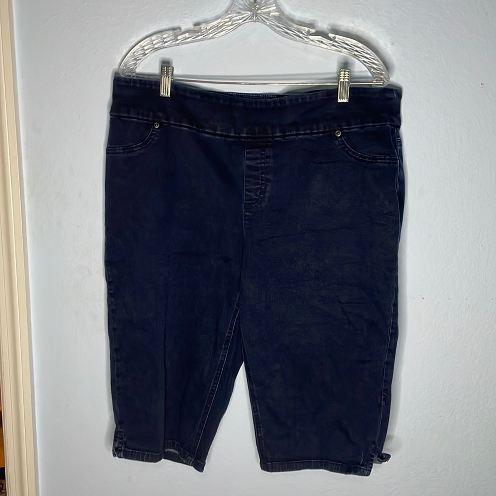 Size 3x dark blue capris from Chicos